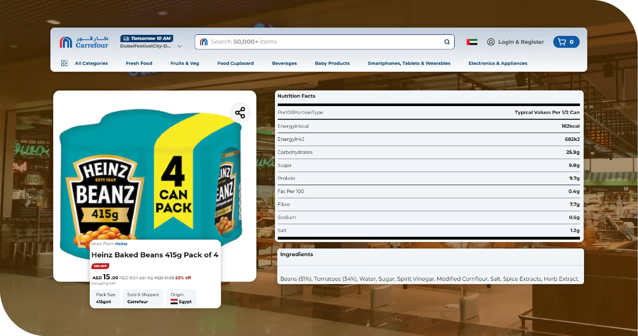 Carrefour Grocery UAE Key Solutions